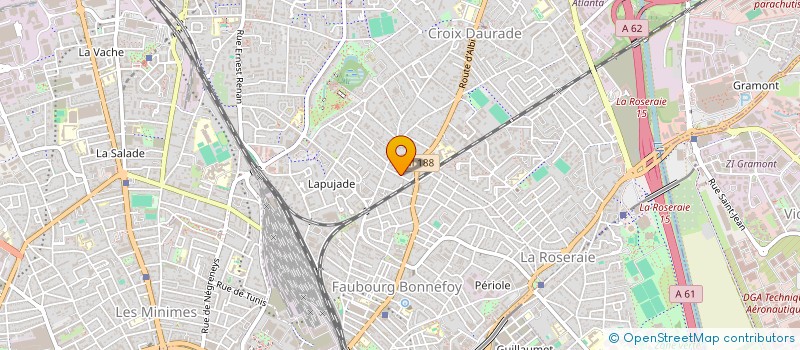 localisation de l'entreprise MADAME FANNY BRUN à TOULOUSE