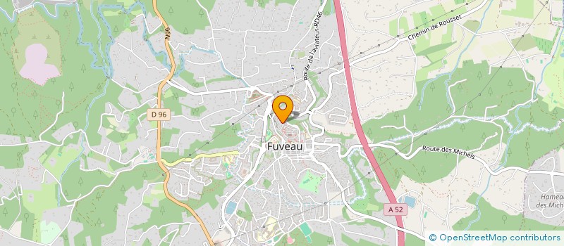 localisation de l'entreprise MADAME FANNY BRUNEAU  FUVEAU