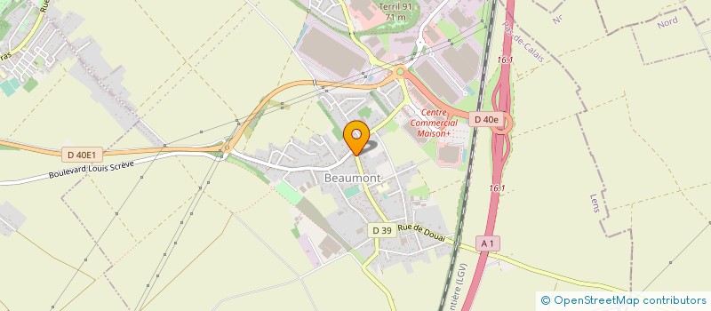 localisation de l'entreprise MADAME FANNY BRUNNER  HENIN-BEAUMONT