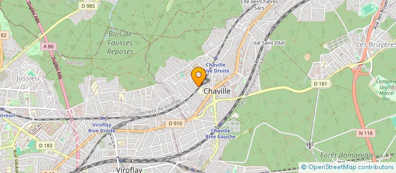localisation de l'entreprise MADAME FANNY BULLIER à CHAVILLE