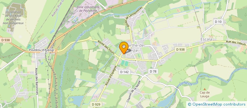 localisation de l'entreprise MADAME FANNY BUREAU  LA BARTHE-DE-NESTE