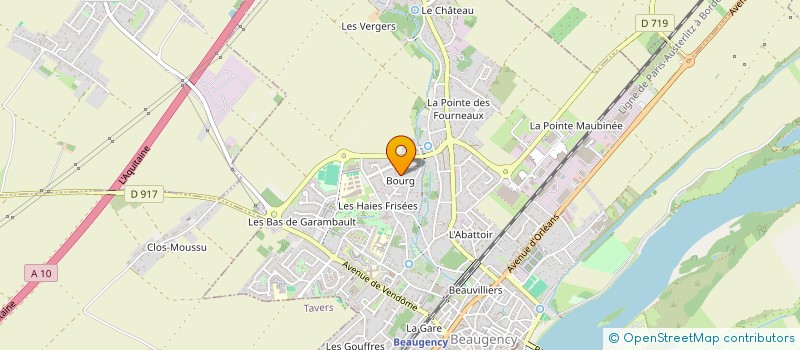 localisation de l'entreprise MADAME FANNY CABARET à BEAUGENCY