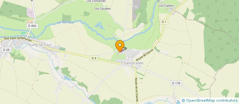 localisation de l'entreprise MADAME FANNY CADOUX à SUILLY-LA-TOUR