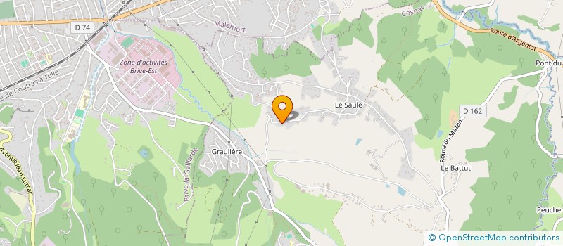 localisation de l'entreprise MADAME FANNY CAILLEY  COSNAC