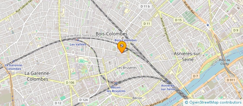 localisation de l'entreprise MADAME FANNY CAMARA à BOIS-COLOMBES