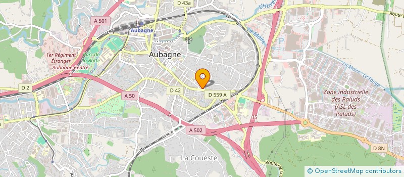 localisation de l'entreprise MADAME FANNY CAPELLI  AUBAGNE