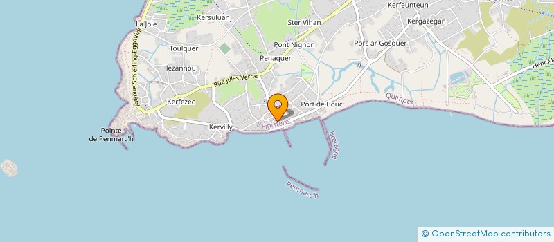 localisation de l'entreprise MADAME FANNY CARIOU  PENMARCH