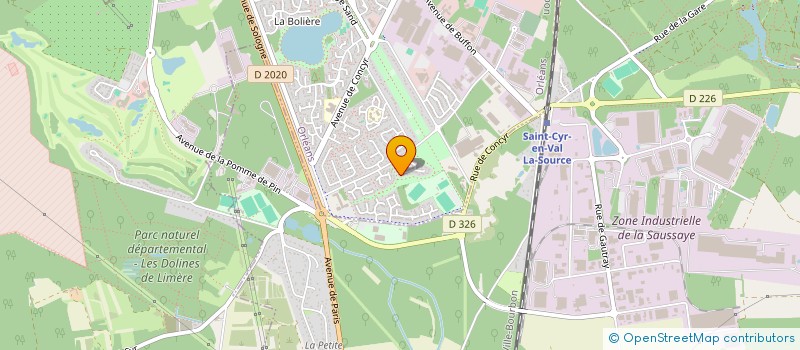 localisation de l'entreprise MADAME FANNY CARLIER à ORLEANS