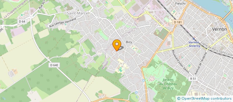 localisation de l'entreprise MADAME FANNY CAROLE MEDIGE TCHOUAMOU  VERNON