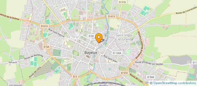 localisation de l'entreprise MADAME FANNY CASSET  BAYEUX