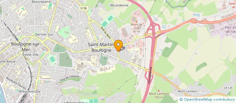localisation de l'entreprise MADAME FANNY CASTAIN à SAINT-MARTIN-BOULOGNE