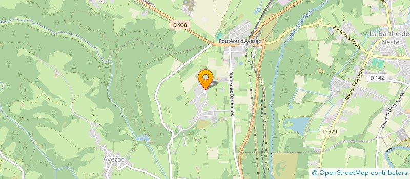 localisation de l'entreprise MADAME FANNY CATHER  AVEZAC-PRAT-LAHITTE