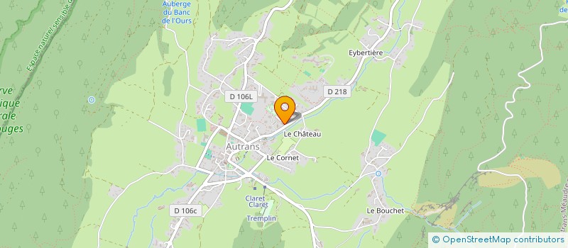 localisation de l'entreprise MADAME FANNY CAYOL  AUTRANS-MEAUDRE EN VERCORS