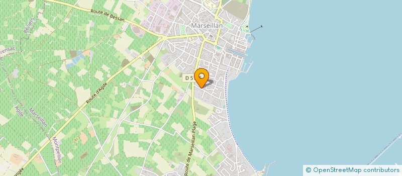 localisation de l'entreprise MADAME FANNY CAZAUX à MARSEILLAN