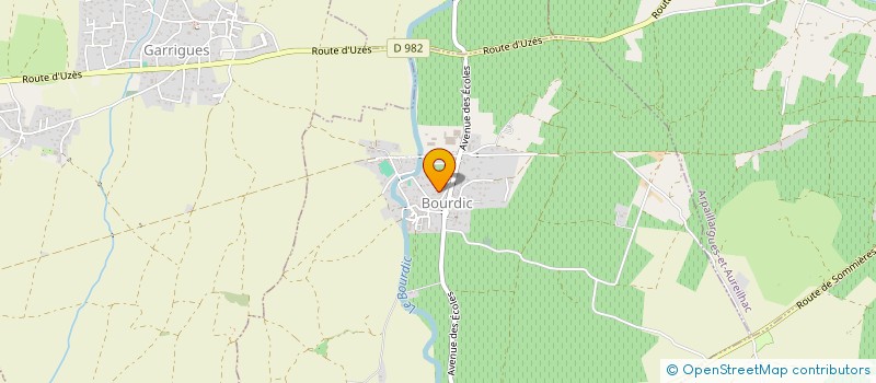 localisation de l'entreprise MADAME FANNY CHABRIER  BOURDIC