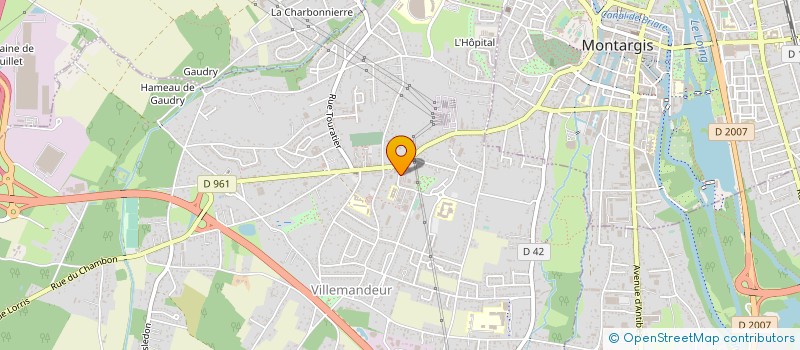 localisation de l'entreprise MADAME FANNY CHAMBON à VILLEMANDEUR