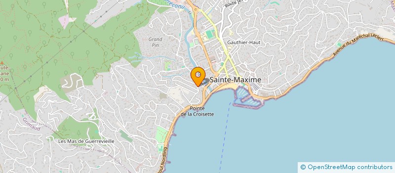 localisation de l'entreprise MADAME FANNY CHAPAS à SAINTE-MAXIME