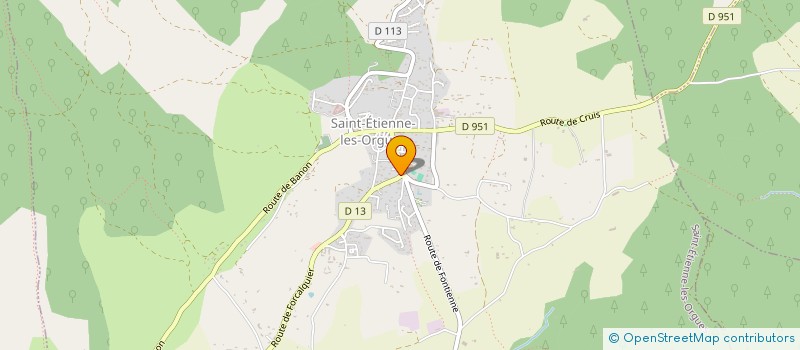 localisation de l'entreprise MADAME FANNY CHARBONNIER  SAINT-ETIENNE-LES-ORGUES