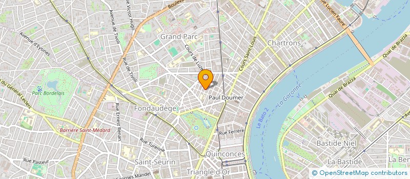 localisation de l'entreprise MADAME FANNY CHARPENTIER  BORDEAUX