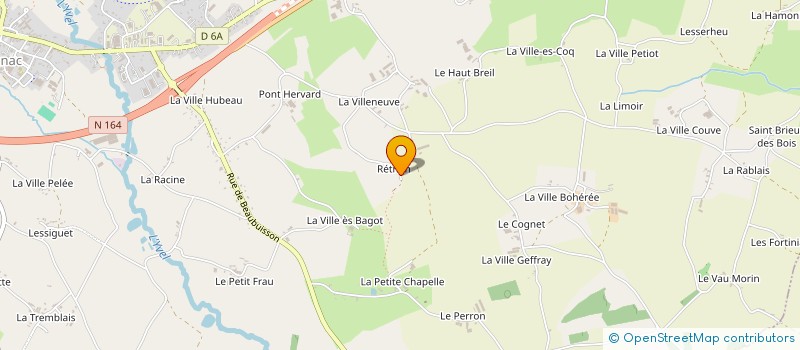 localisation de l'entreprise MADAME FANNY CHARRIER à MERDRIGNAC