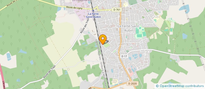 localisation de l'entreprise MADAME FANNY CHASSAIN à LA FERTE-SAINT-AUBIN