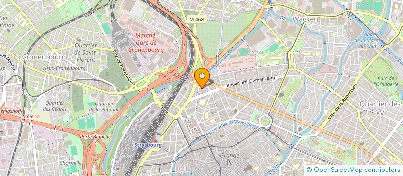 localisation de l'entreprise MADAME FANNY CHASSOT à STRASBOURG