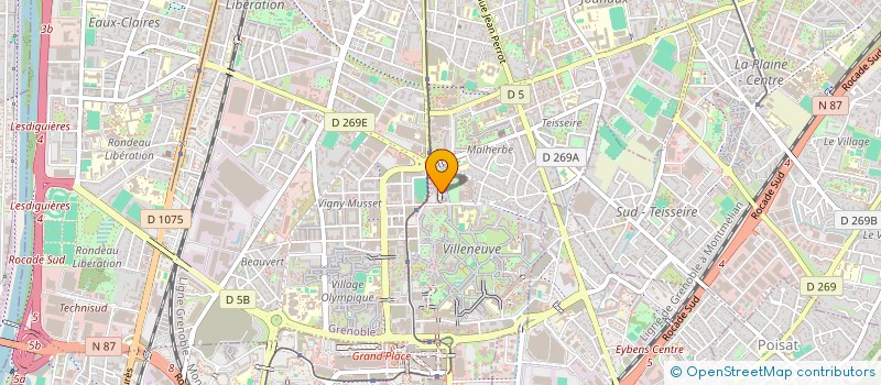 localisation de l'entreprise MADAME FANNY CHATCHATE à GRENOBLE