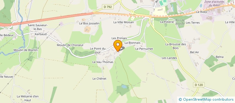 localisation de l'entreprise MADAME FANNY CHAUVEL  PLEMET