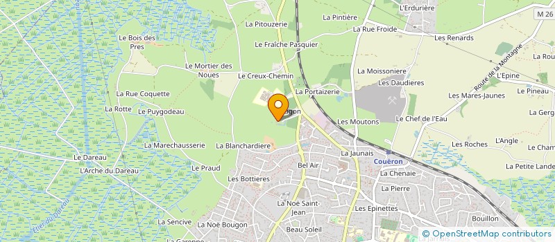 localisation de l'entreprise MADAME FANNY CHAUVIERE à COUERON