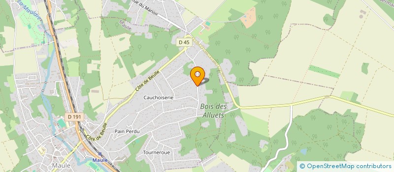 localisation de l'entreprise MADAME FANNY CHAUVIN à MAULE