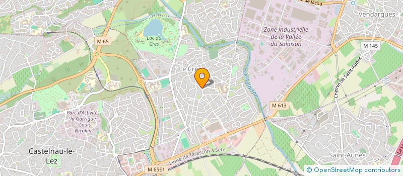 localisation de l'entreprise MADAME FANNY CHETOUANE  LE CRES