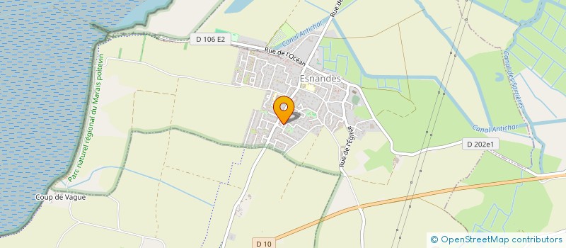 localisation de l'entreprise MADAME FANNY CHEVALIER  ESNANDES