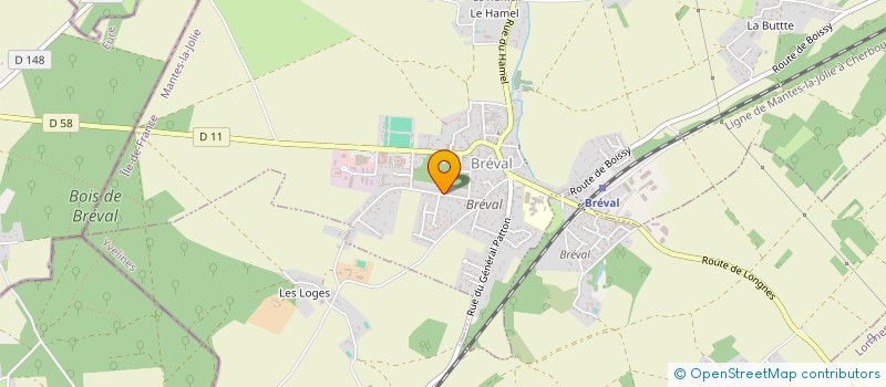 localisation de l'entreprise MADAME FANNY CHIMOT  BREVAL