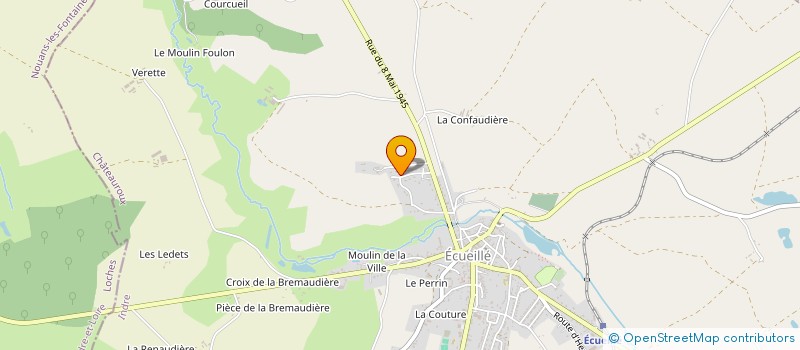 localisation de l'entreprise MADAME FANNY CHRISTIAEN à ECUEILLE