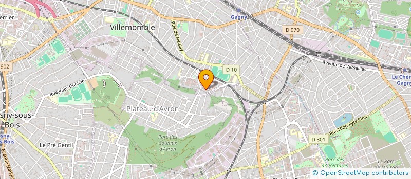 localisation de l'entreprise MADAME FANNY CLAUDE HERBELET  VILLEMOMBLE