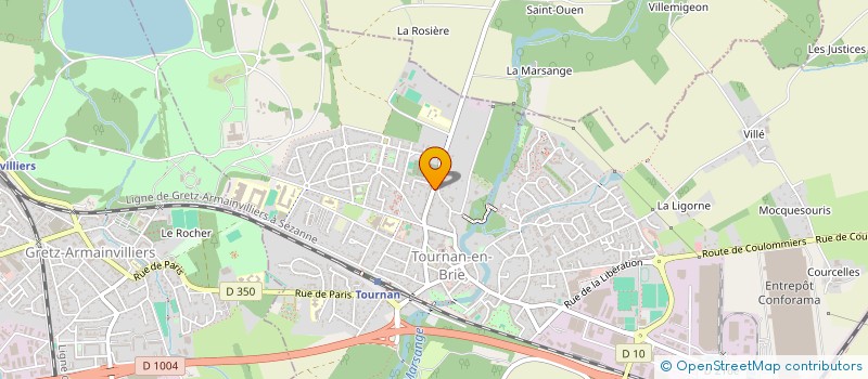 localisation de l'entreprise MADAME FANNY CLEMENT  TOURNAN-EN-BRIE