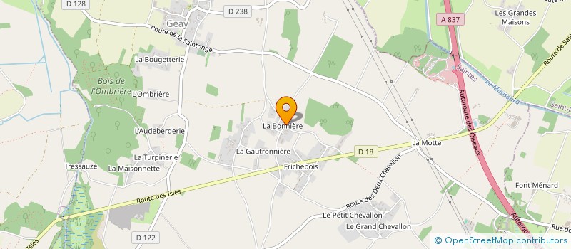 localisation de l'entreprise MADAME FANNY CLERTON  GEAY