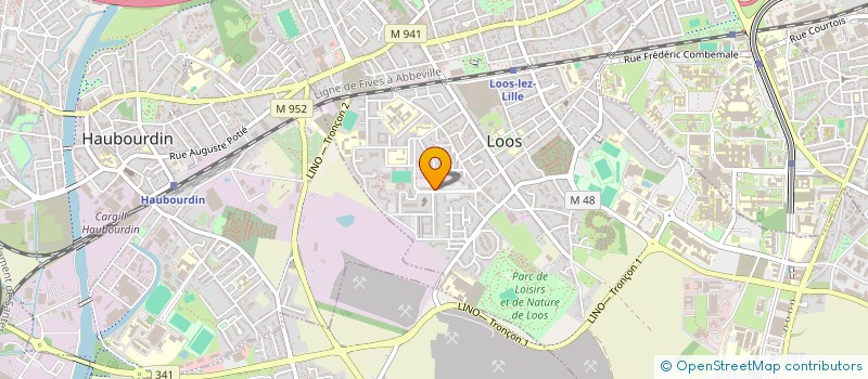 localisation de l'entreprise MADAME FANNY CLOET à LILLE