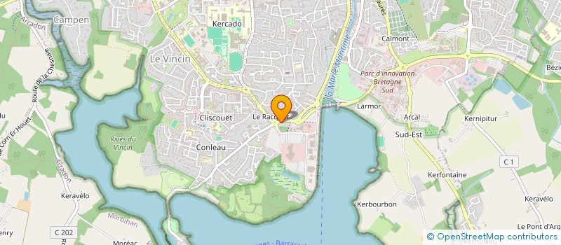 localisation de l'entreprise MADAME FANNY COEUR à VANNES