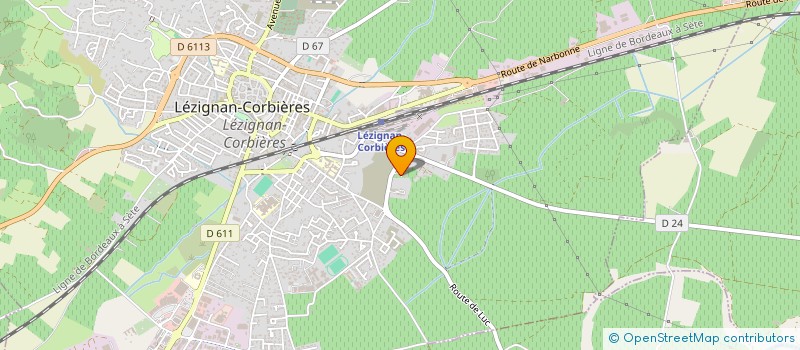 localisation de l'entreprise MADAME FANNY COLET  LEZIGNAN-CORBIERES