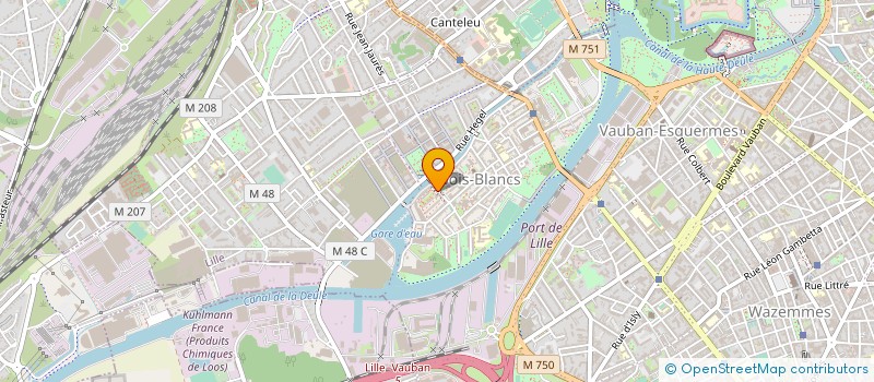 localisation de l'entreprise MADAME FANNY COLLET à LILLE