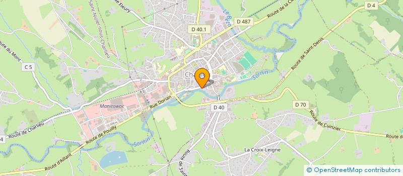 localisation de l'entreprise MADAME FANNY COMBY  CHONAS-L'AMBALLAN