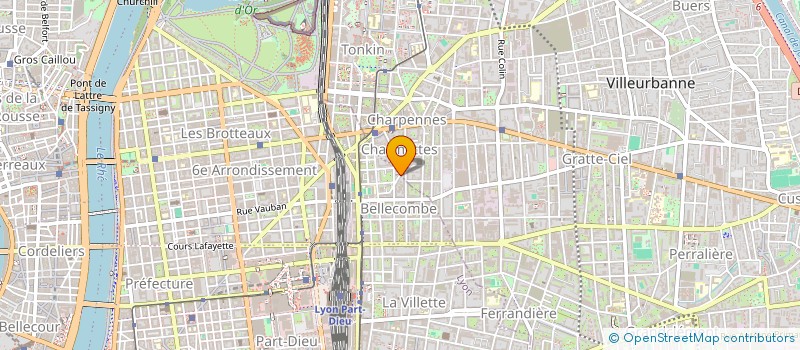 localisation de l'entreprise MADAME FANNY COMTET à LYON