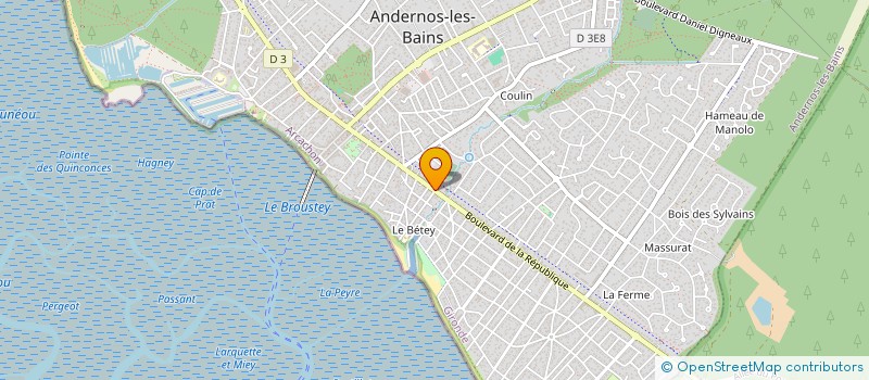 localisation de l'entreprise MADAME FANNY CONTINSOUX  ANDERNOS-LES-BAINS