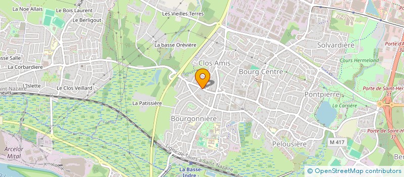 localisation de l'entreprise MADAME FANNY CORBINEAU  SAINT-HERBLAIN