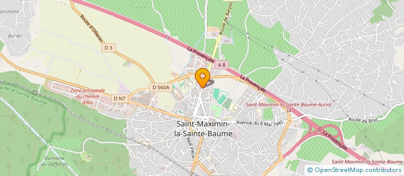 localisation de l'entreprise MADAME FANNY CORRE à SAINT-MAXIMIN-LA-SAINTE-BAUME