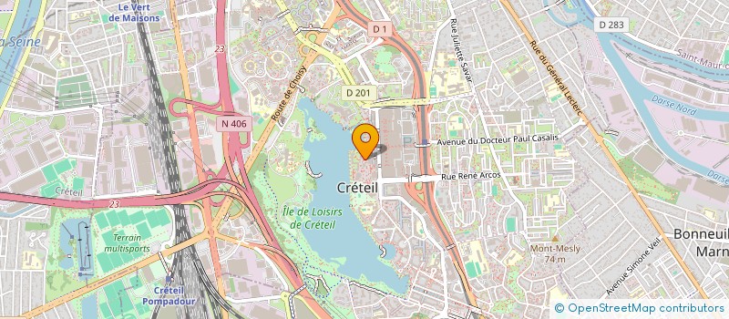 localisation de l'entreprise MADAME FANNY CORTOT  CRETEIL