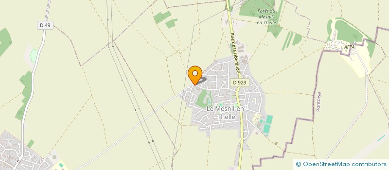 localisation de l'entreprise MADAME FANNY COSSART  LE MESNIL-EN-THELLE