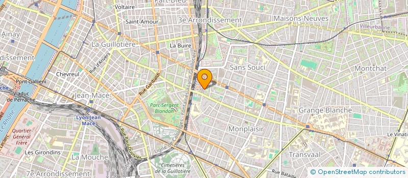 localisation de l'entreprise MADAME FANNY COTTET-EMARD  LYON