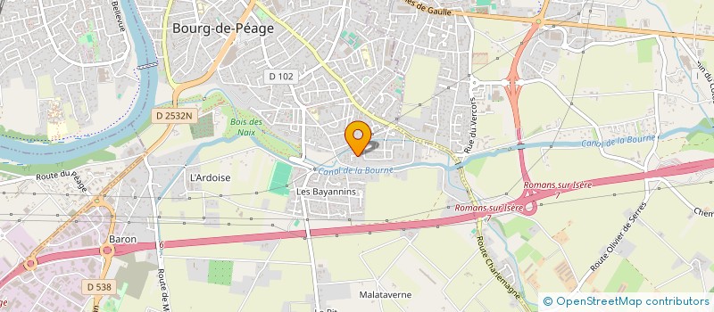 localisation de l'entreprise MADAME FANNY COUCHET à BOURG-DE-PEAGE